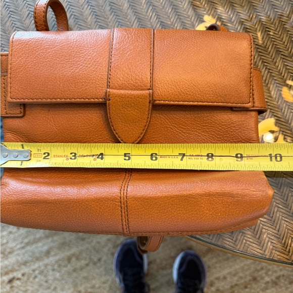 J. Crew Brown Leather Crossbody Bag - Picture 10 of 12